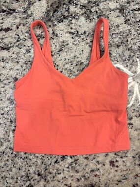 Lululemon Athletica Size: 4 Women’s  Coral Crop Tank Top